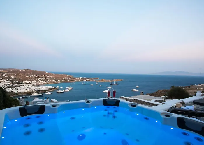 别墅 Mykonos Psarou Place 普沙罗